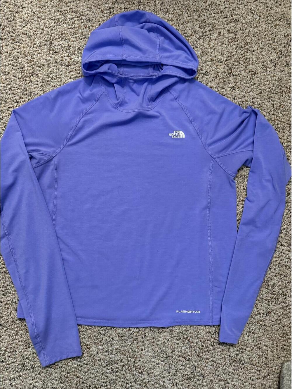 The North Face Adventure Sun hoodie Flashdry Optic Violet long sleeve